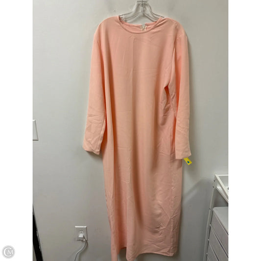 Dress Casual Maxi By Clothes Mentor In Pink, Size: 2x