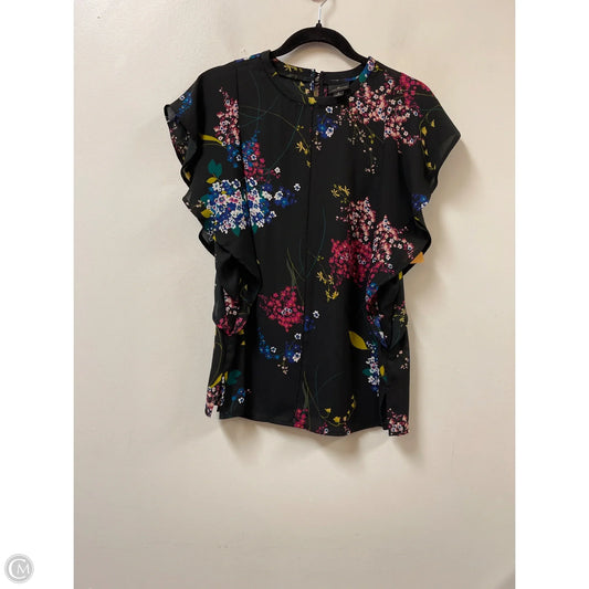 Top Short Sleeve By Worthington In Floral Print, Size: S