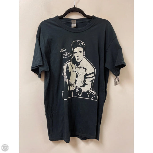 Top Short Sleeve By Gildan In Black, Size: L