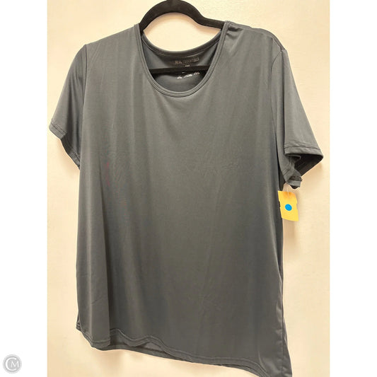 Athletic Top Short Sleeve By Clothes Mentor In Grey, Size: 2x