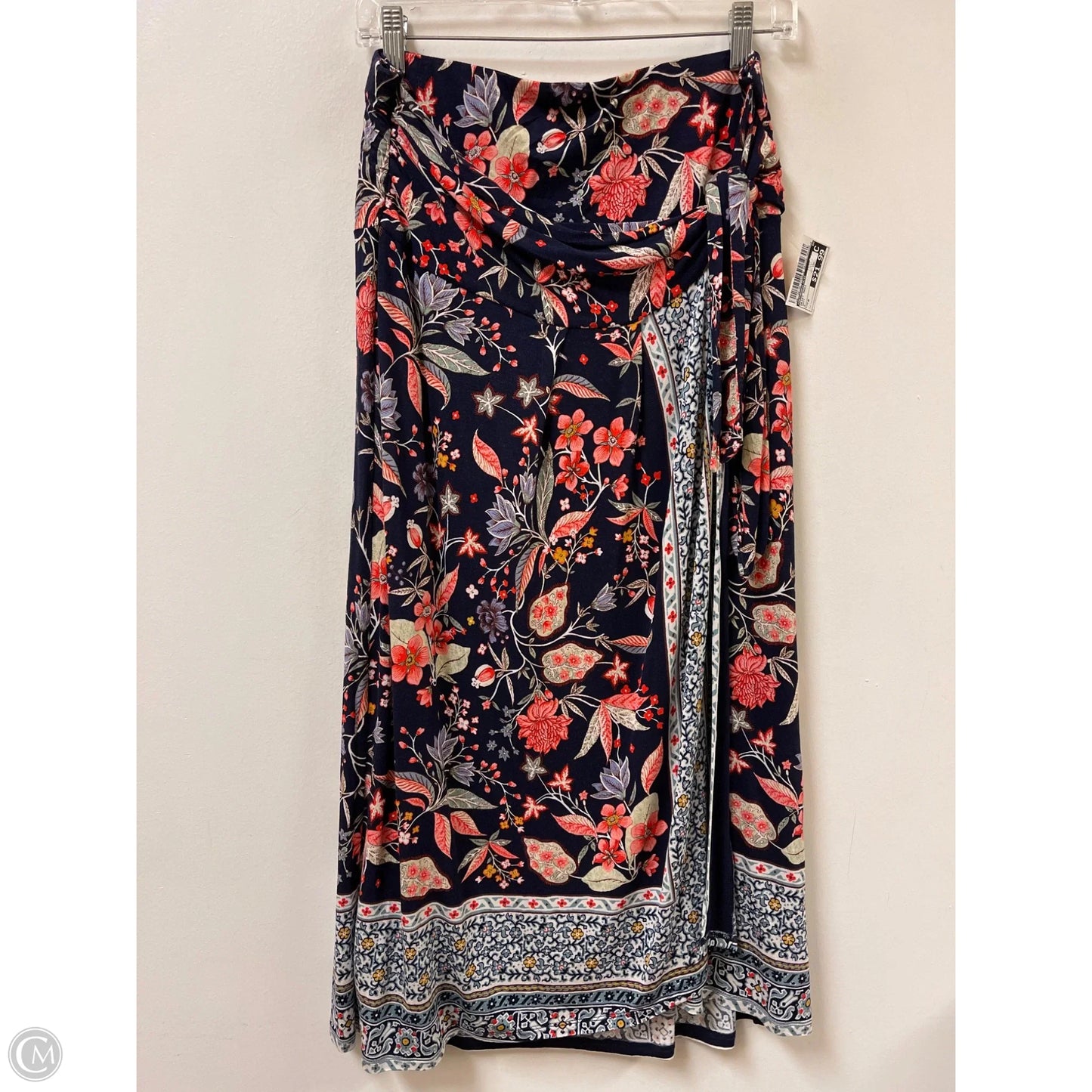 Skirt Maxi By Anthropologie In Navy, Size: M