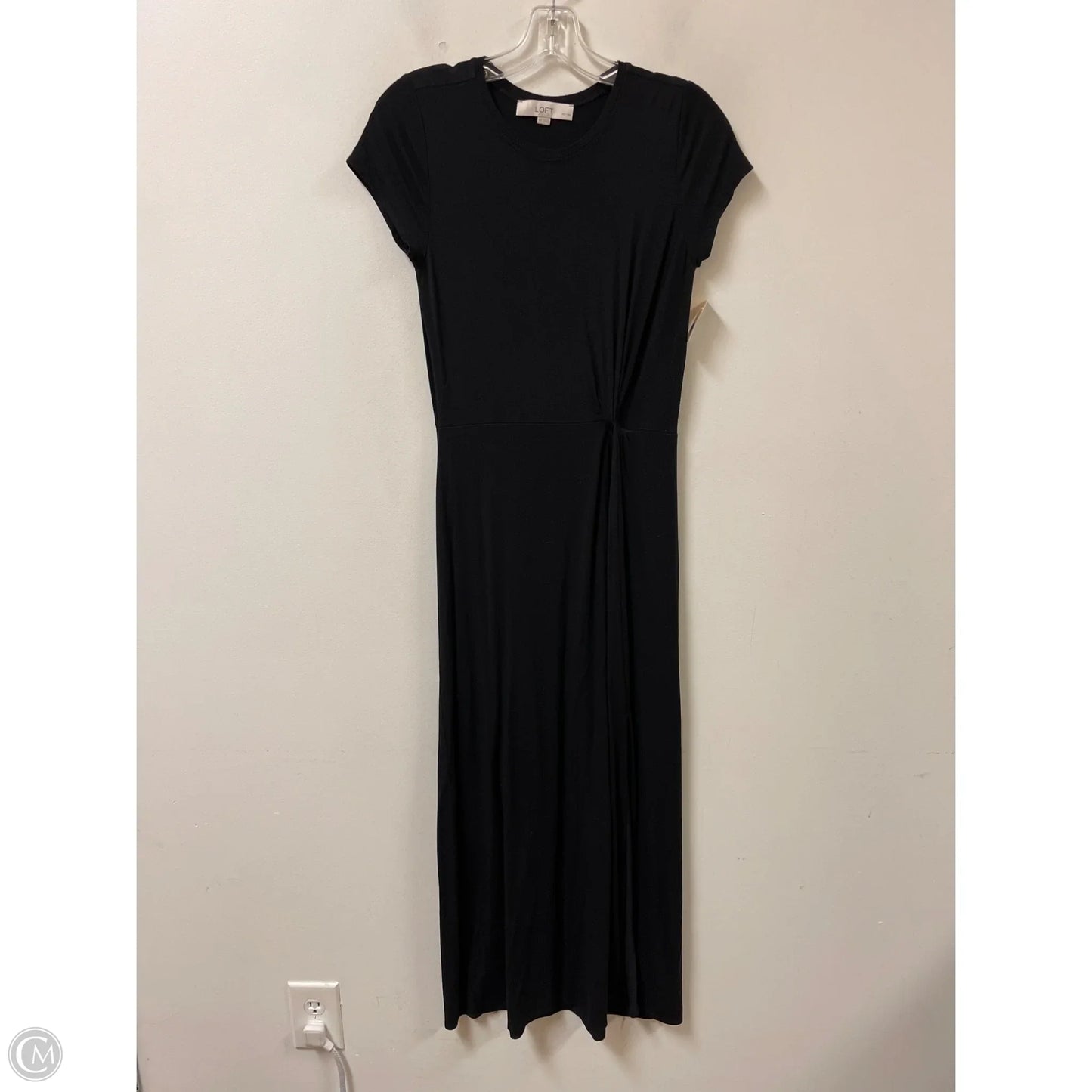Dress Casual Maxi By Loft In Black, Size: Xs