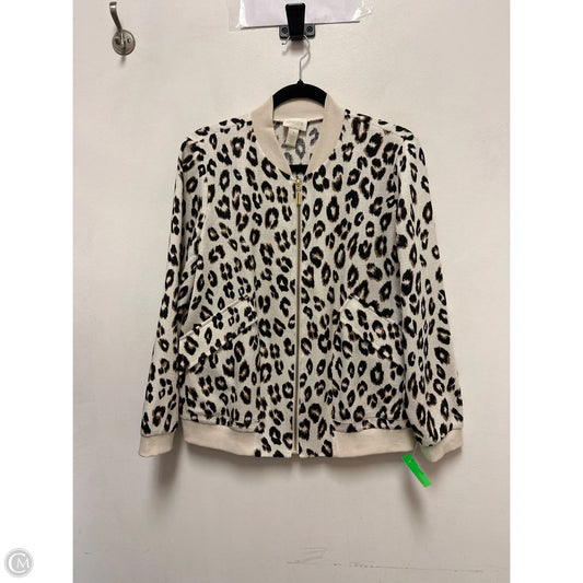 Sweater By Chicos In Animal Print, Size: M