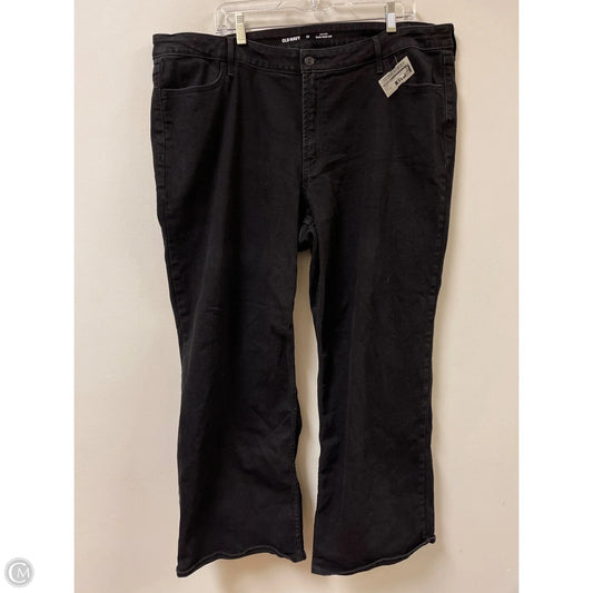 Jeans Straight By Old Navy In Black, Size: 22