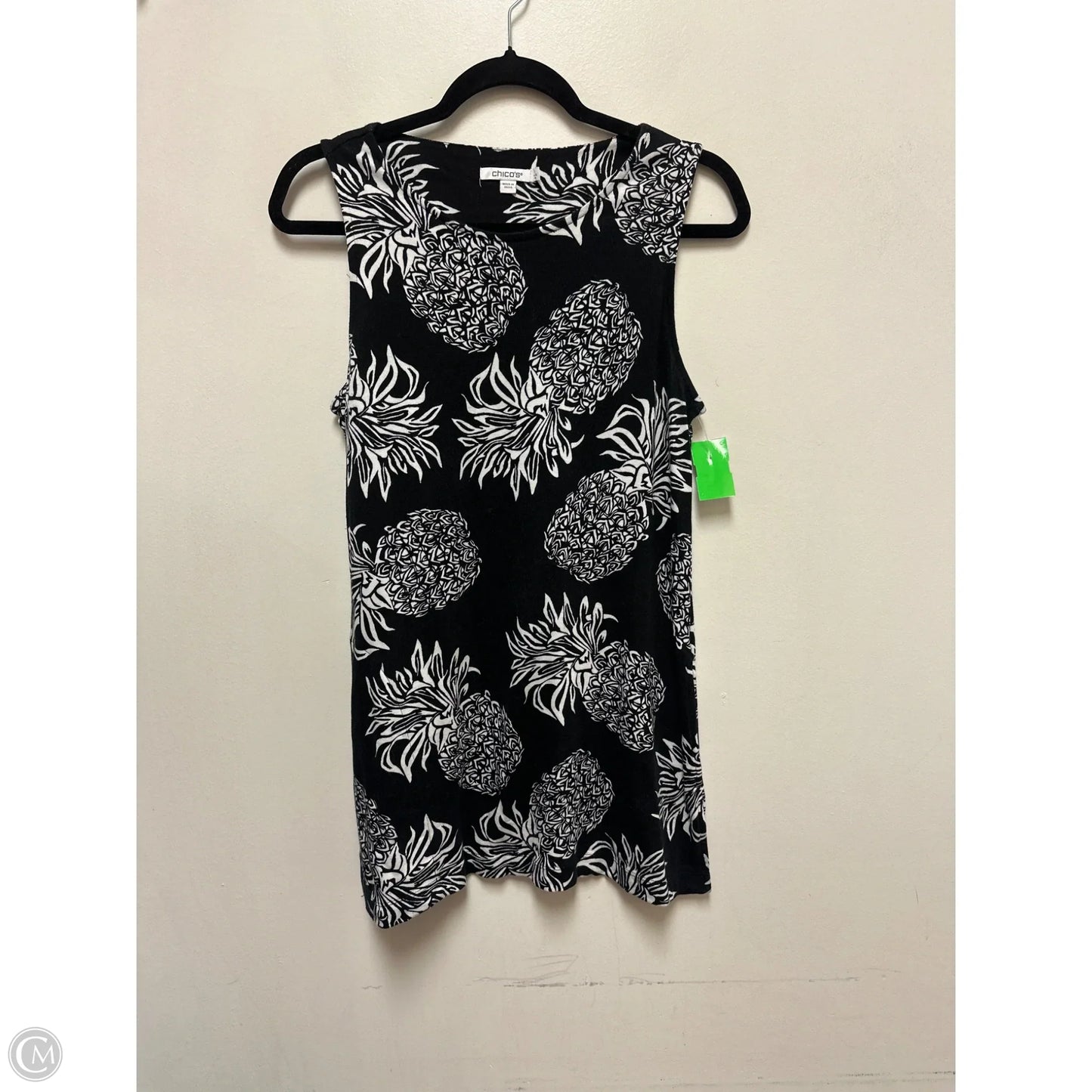 Tunic Sleeveless By Chicos In Black, Size: M