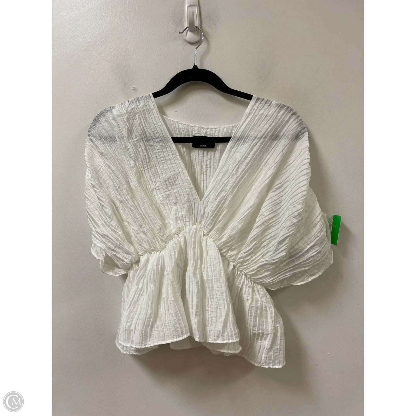 Top 2pc Short Sleeve By Vici In White, Size: S