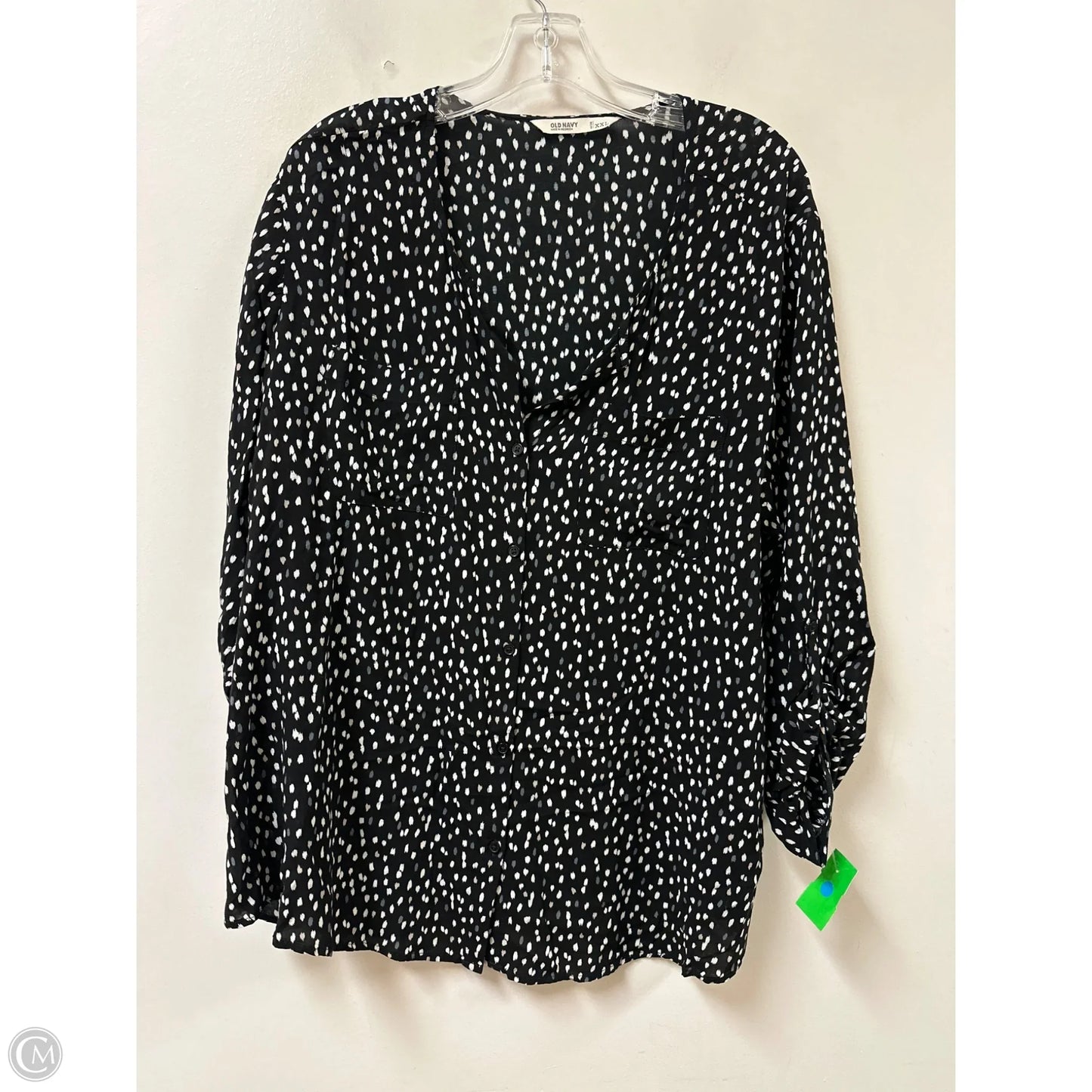 Top Long Sleeve By Old Navy In Black, Size: 2x