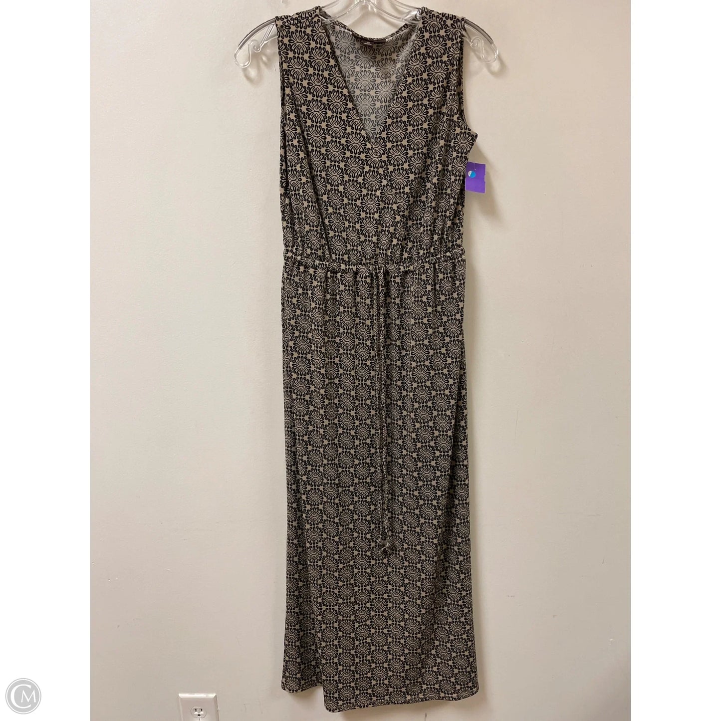 Dress Casual Maxi By Dana Buchman In Black & Cream, Size: Xs