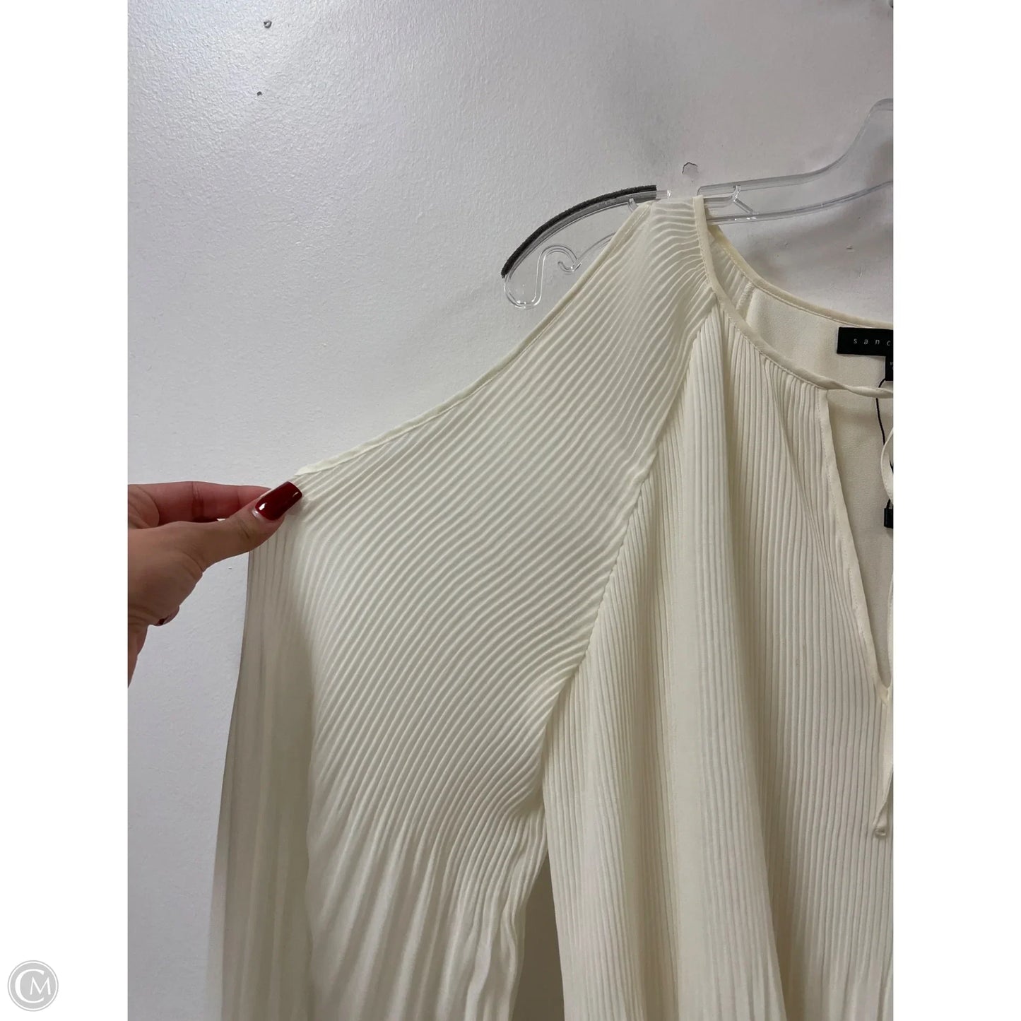 Top Long Sleeve By Sanctuary In Cream, Size: M