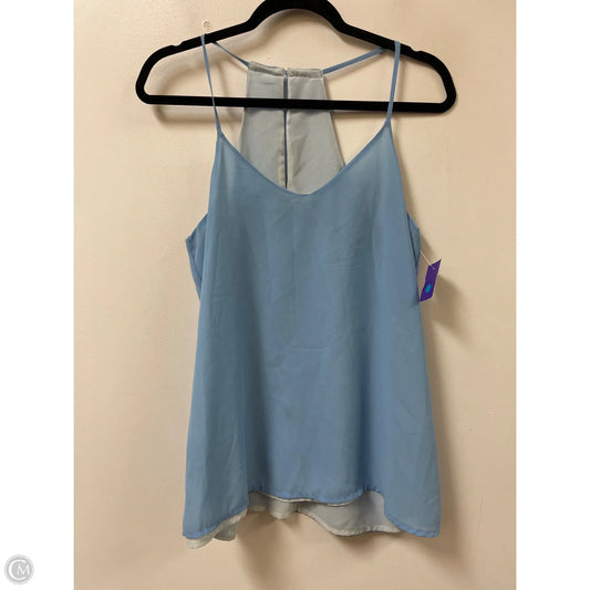Top Sleeveless By Clothes Mentor In Blue, Size: M