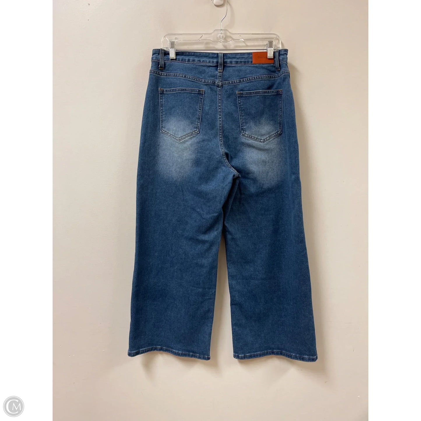 Jeans Wide Leg By Clothes Mentor In Blue Denim, Size: 14