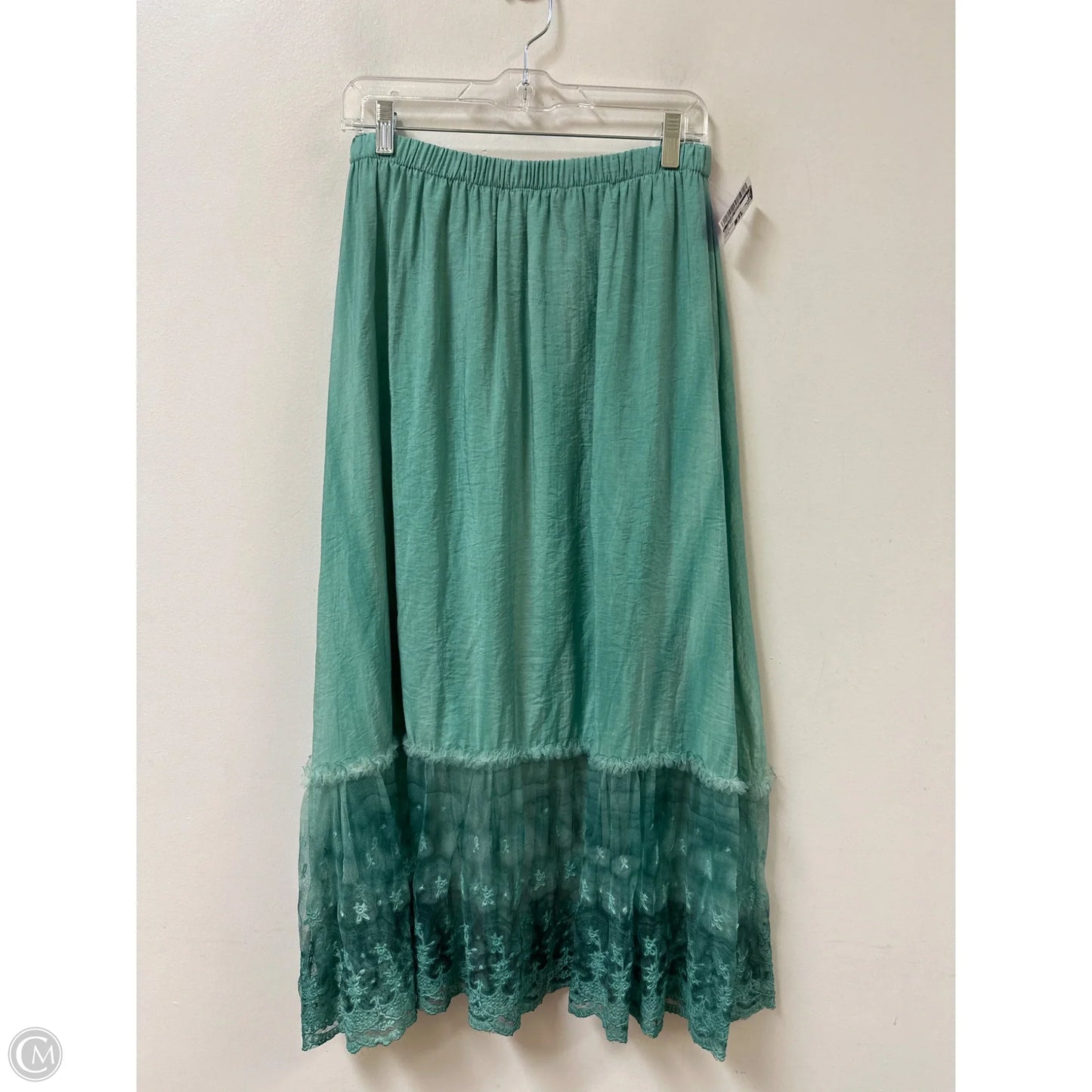 Skirt Maxi By Clothes Mentor In Green, Size: M