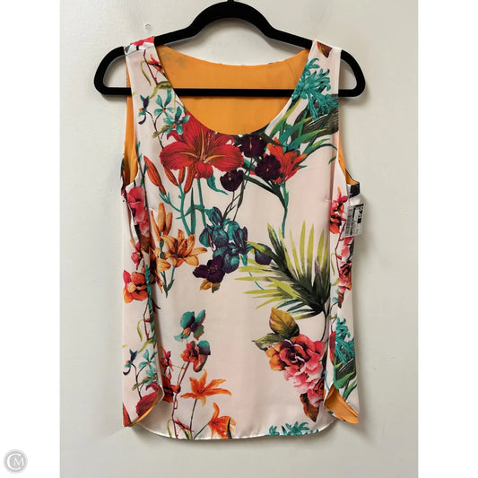 Top Sleeveless By Clothes Mentor In Floral Print, Size: M
