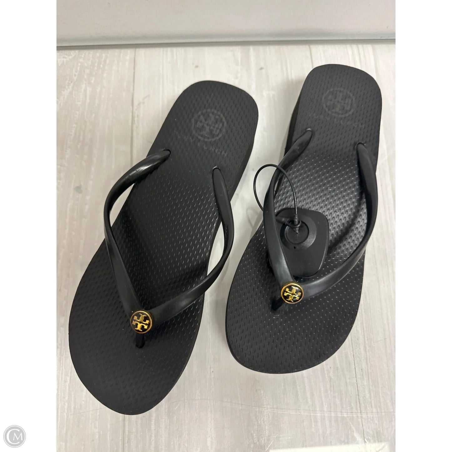 Sandals Designer By Tory Burch In Black, Size: 6.5