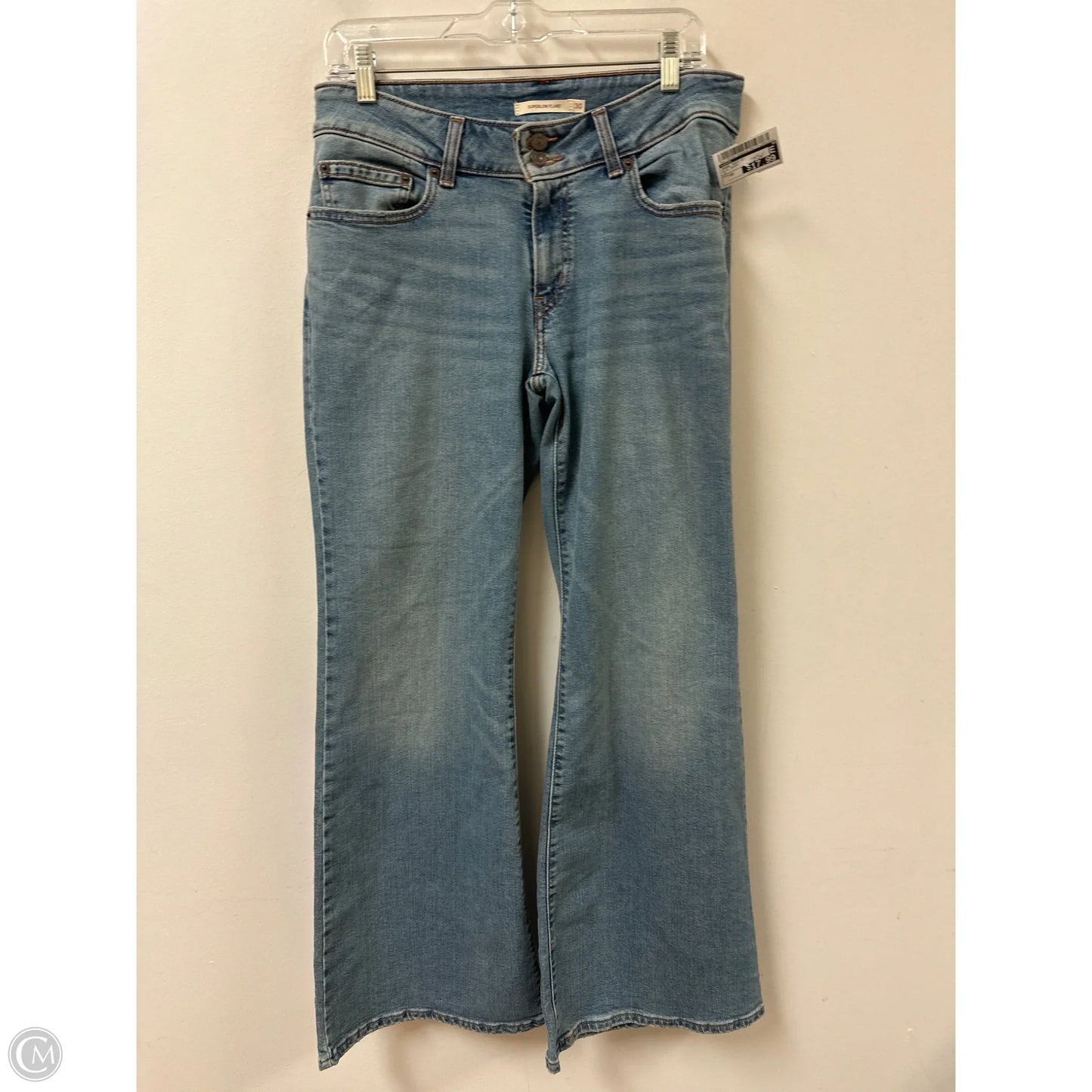 Jeans Boot Cut By Levis In Blue Denim, Size: 10
