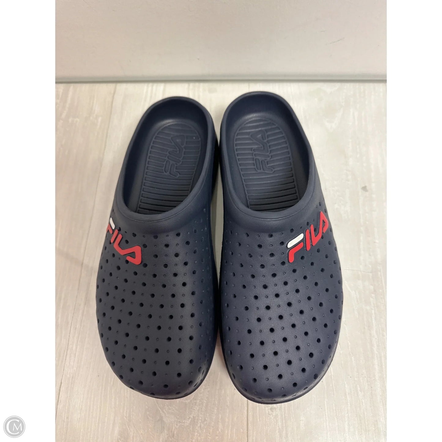 Shoes Flats By Fila In Navy, Size: 10