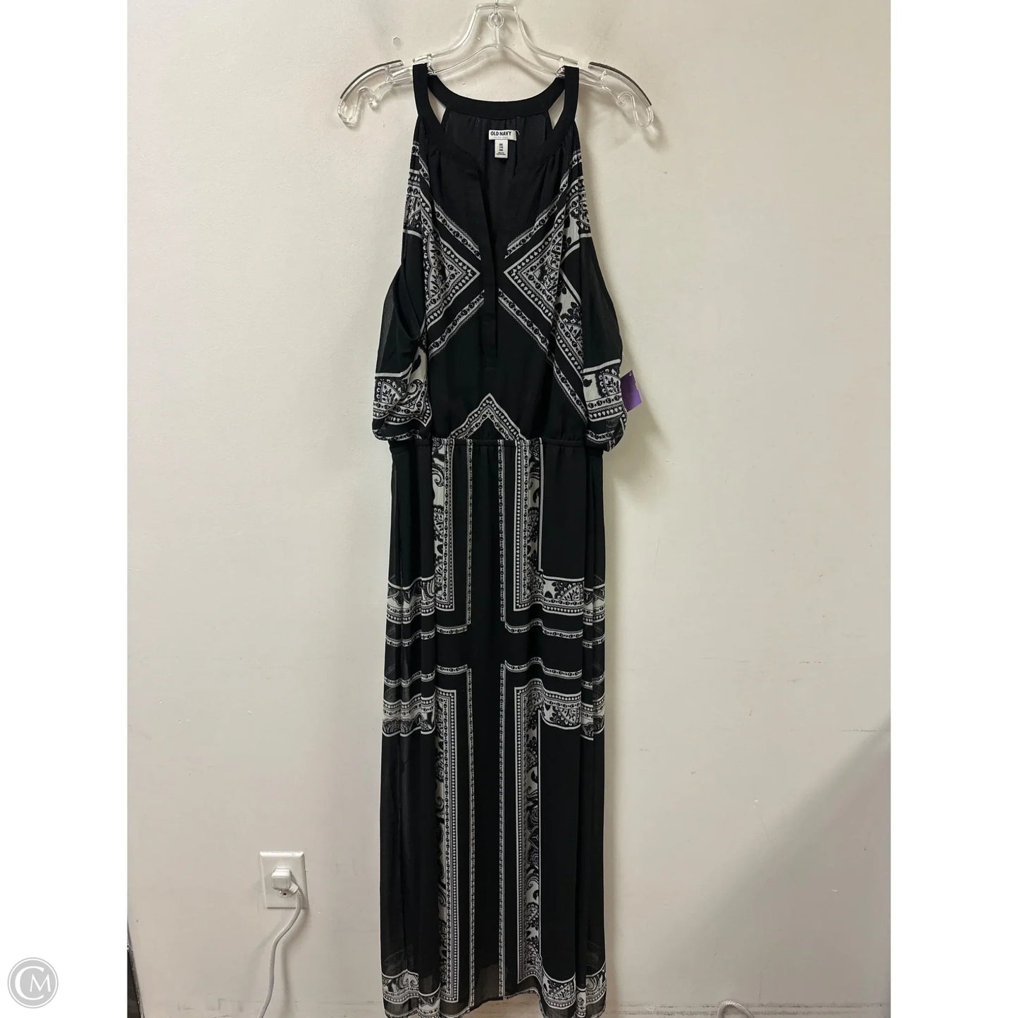 Dress Casual Maxi By Old Navy In Black, Size: 2x
