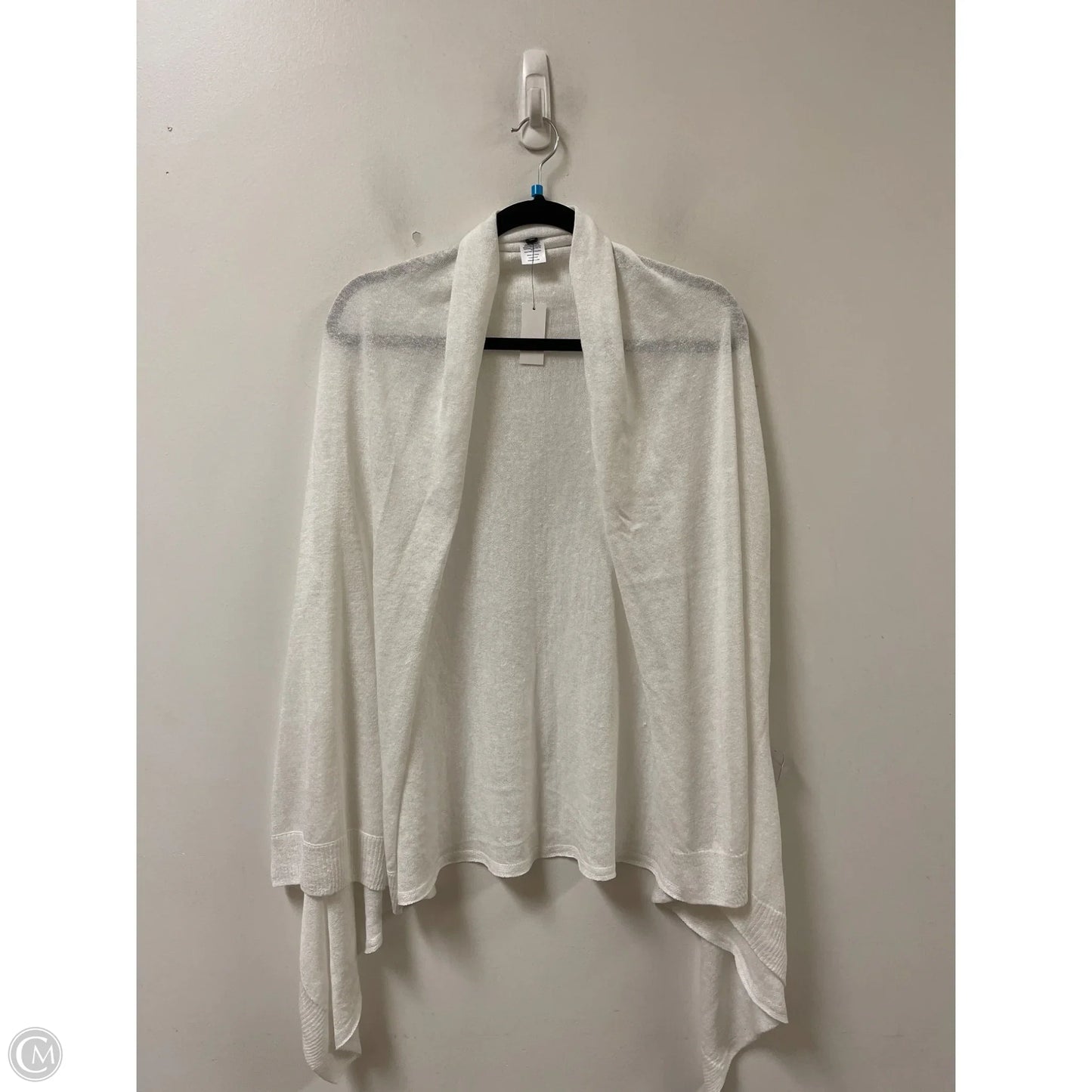 Sweater Cardigan By Talbots In White, Size: L