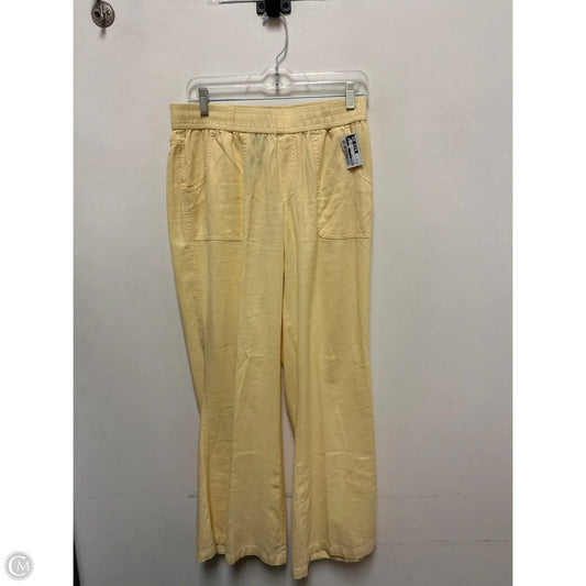 Pants Linen By Rewash In Yellow, Size: 8