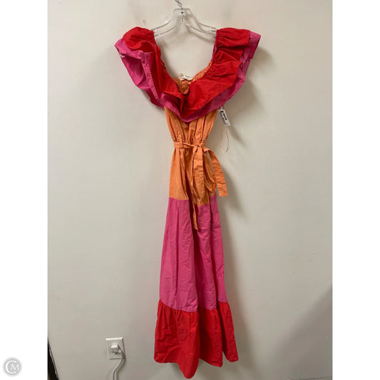 Dress Casual Maxi By Fantastic Fawn In Multi-colored, Size: L