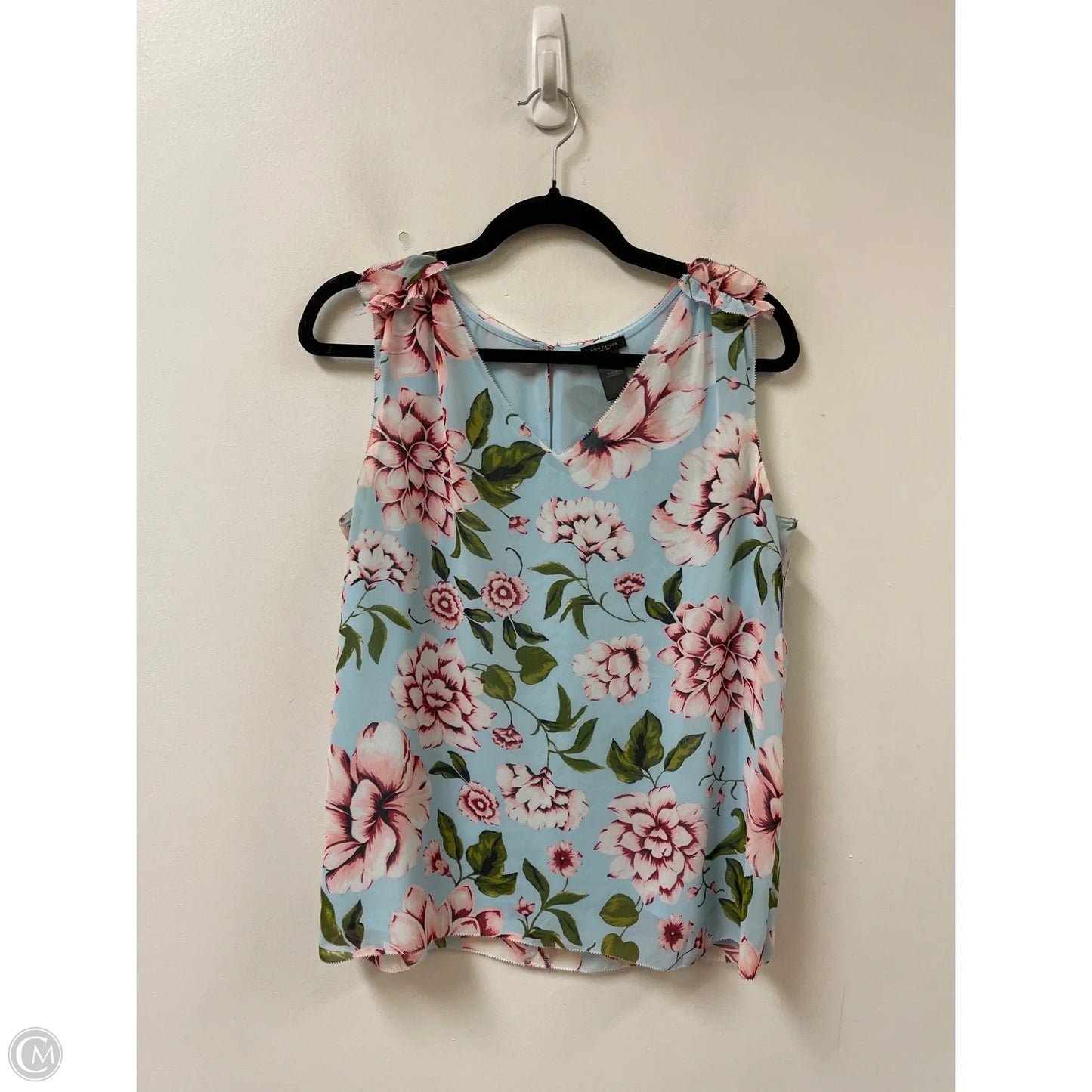 Top Sleeveless By Ann Taylor In Blue, Size: S