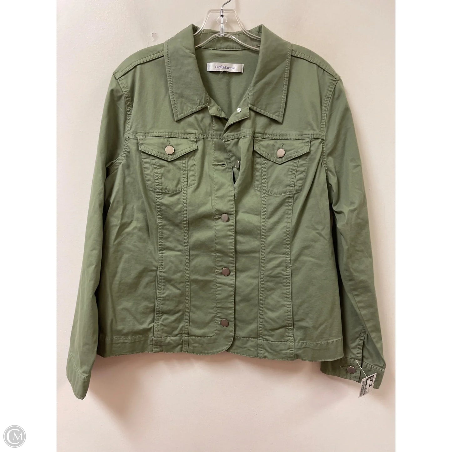 Jacket Other By Croft And Barrow In Green, Size: L