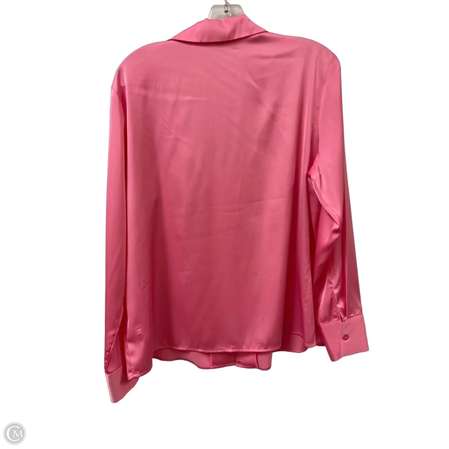 Blouse Long Sleeve By Maison Damelie In Pink, Size: L