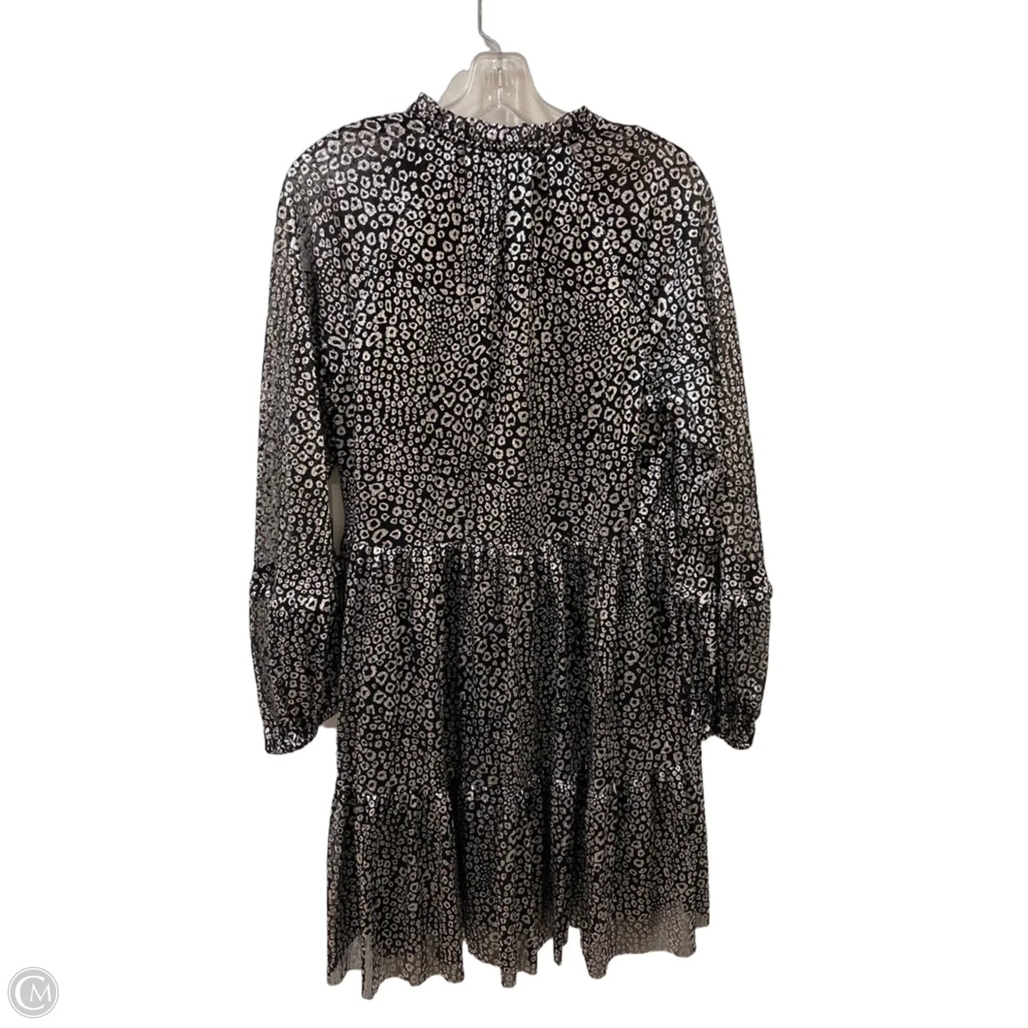 Dress Casual Midi By Cece In Silver, Size: M