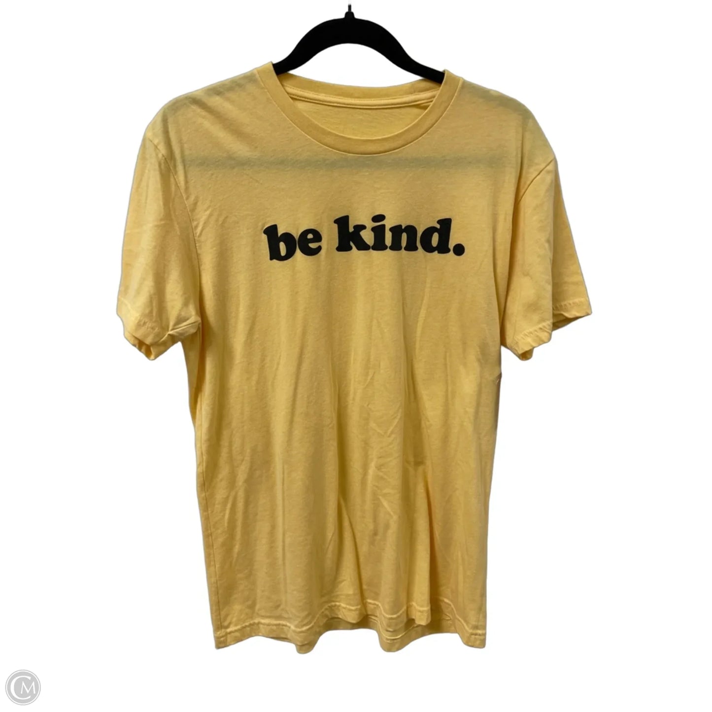 Top Short Sleeve By Clothes Mentor In Yellow, Size: L