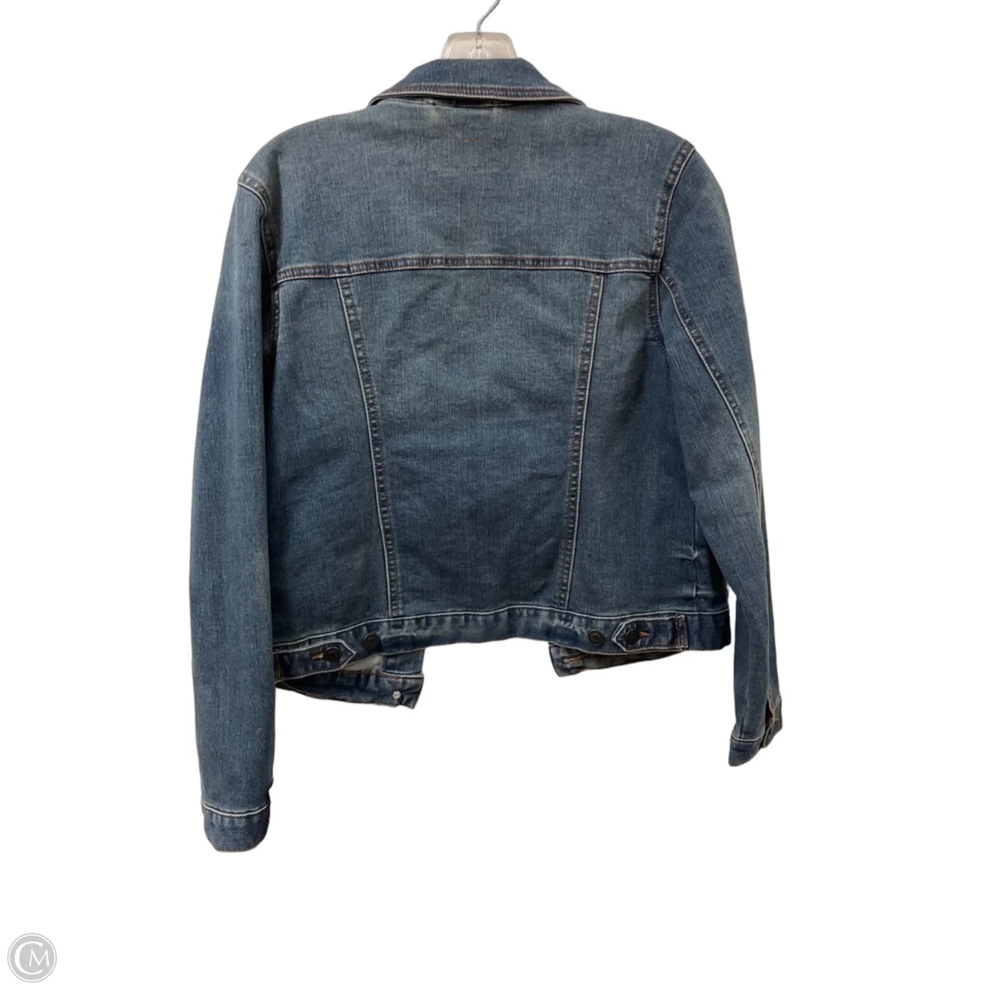 Jacket Denim By Time And Tru In Blue Denim, Size: S