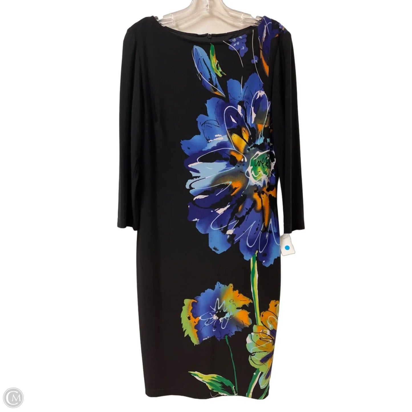 Dress Casual Midi By Joseph Ribkoff In Black, Size: L