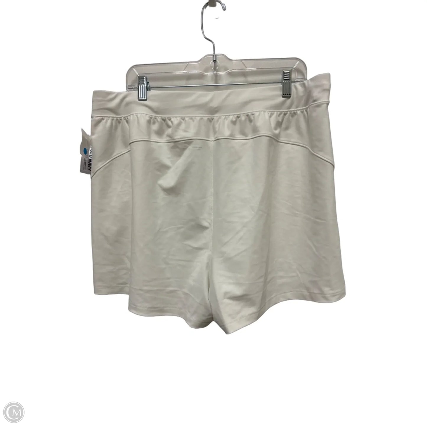 Athletic Shorts By Old Navy In White, Size: Xl