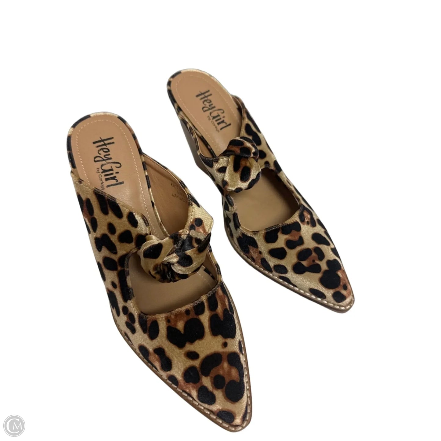 Shoes Heels Block By Corkys In Animal Print, Size: 8