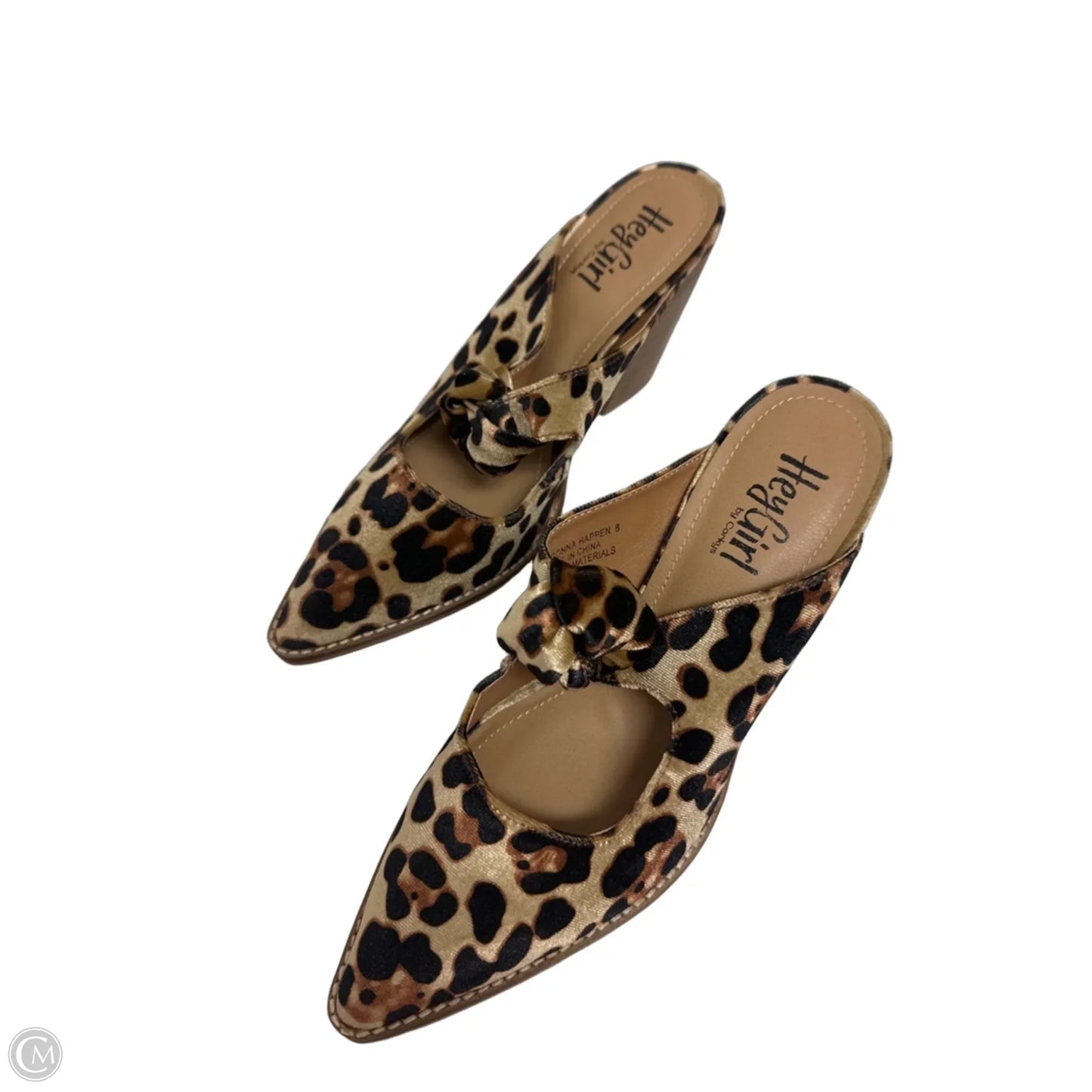 Shoes Heels Block By Corkys In Animal Print, Size: 8