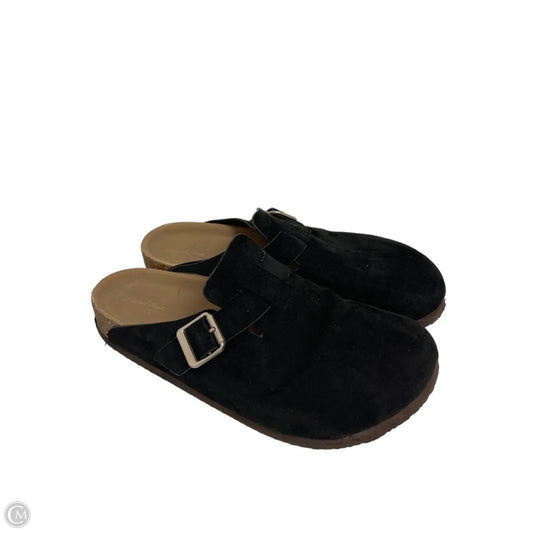 Shoes Flats By Universal Thread In Black, Size: 10.5