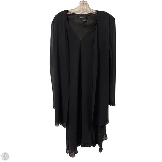 Dress Casual Midi By Jones New York In Black, Size: Xl