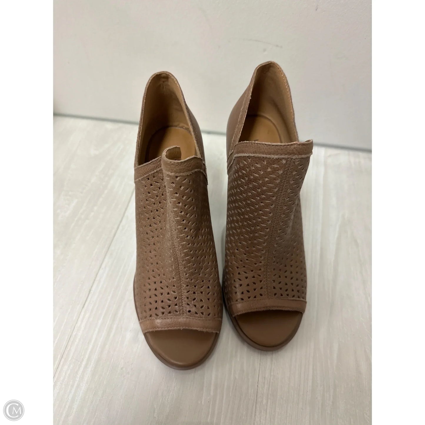 Boots Ankle Heels By Lucky Brand In Brown, Size: 6