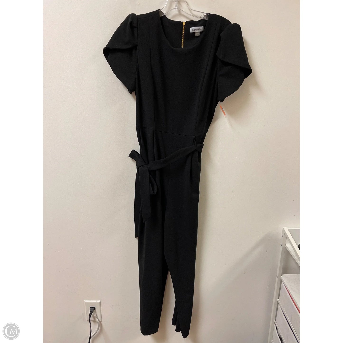 Jumpsuit By Calvin Klein In Black, Size: M