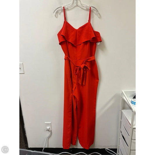 Jumpsuit By Thalia Sodi In Red, Size: Xl