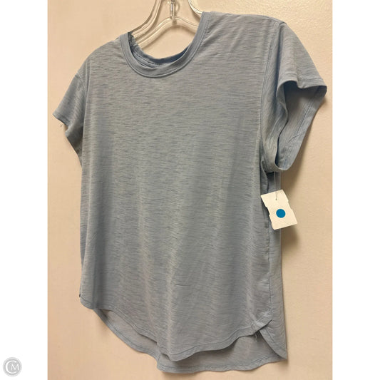 Athletic Top Short Sleeve By Calia In Blue, Size: S