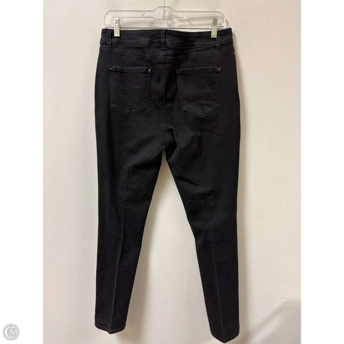 Jeans Skinny By Cato In Black Denim, Size: 14