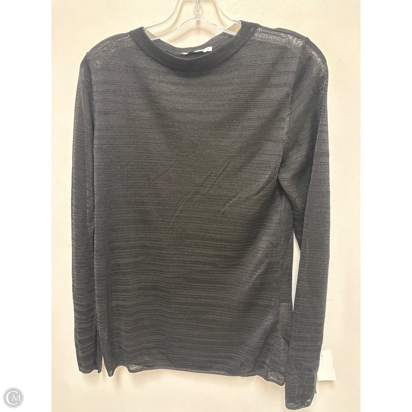 Top Long Sleeve By Cma In Black, Size: S