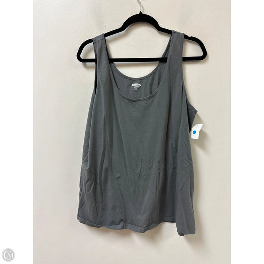 Tank Top By Old Navy In Grey, Size: 1x