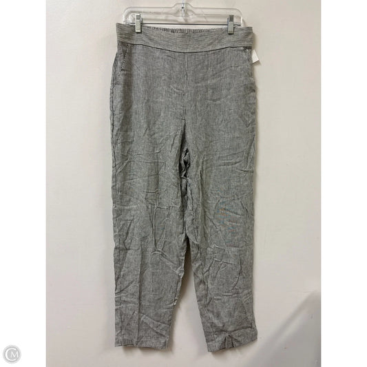 Pants Linen By Max Studio In Striped Pattern, Size: 12