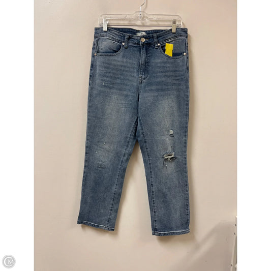 Jeans Straight By Bp In Blue Denim, Size: 12