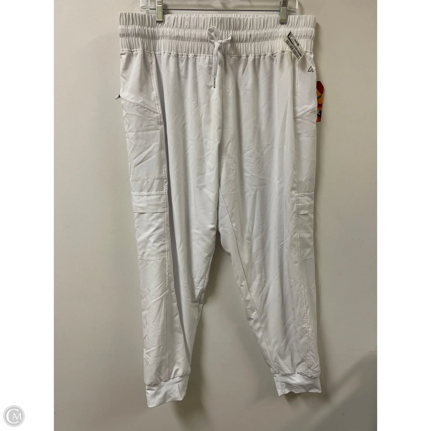 Athletic Pants By Clothes Mentor In White, Size: Xl