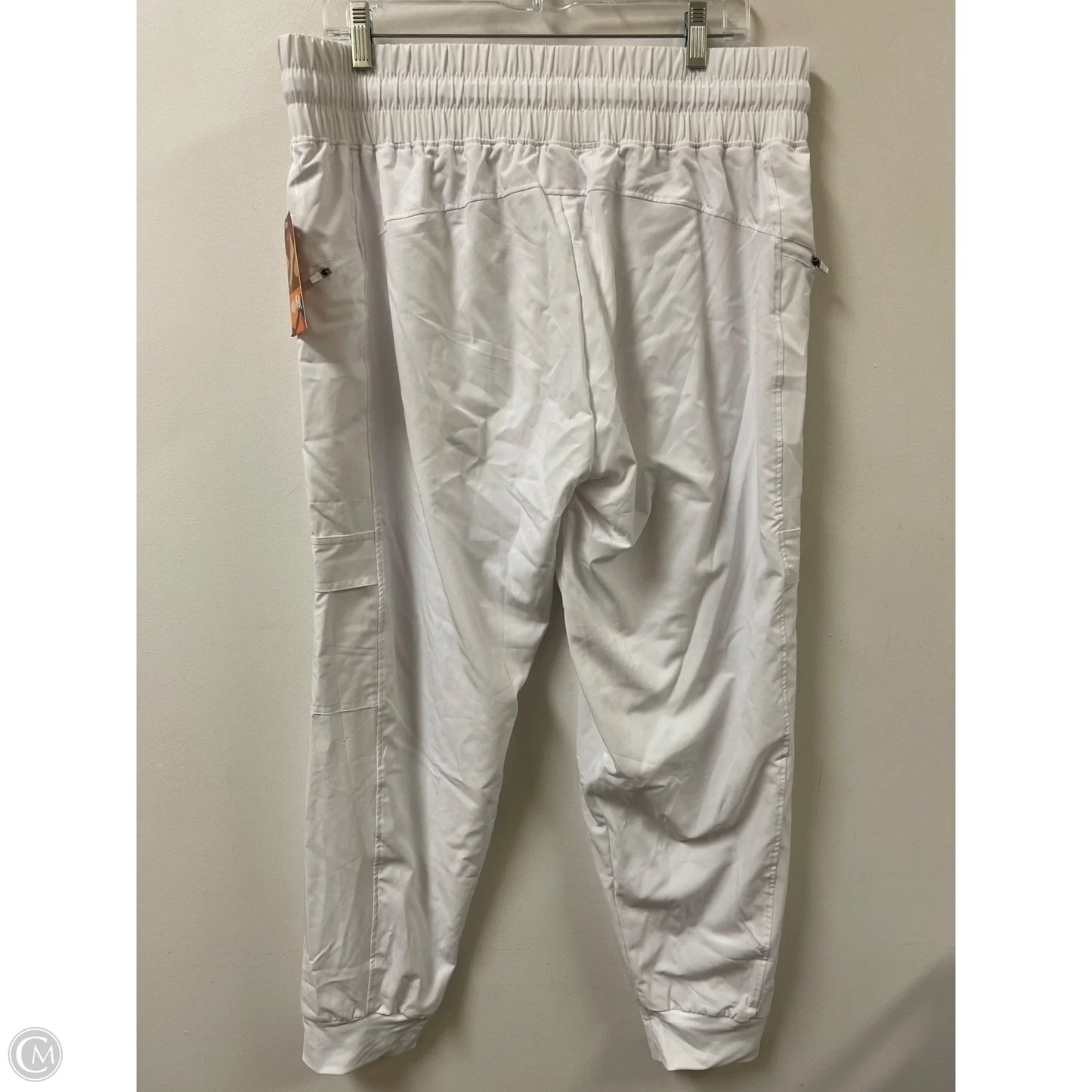 Athletic Pants By Clothes Mentor In White, Size: Xl