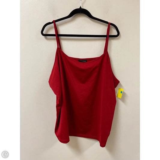 Tank Top By Lane Bryant In Red, Size: 4x