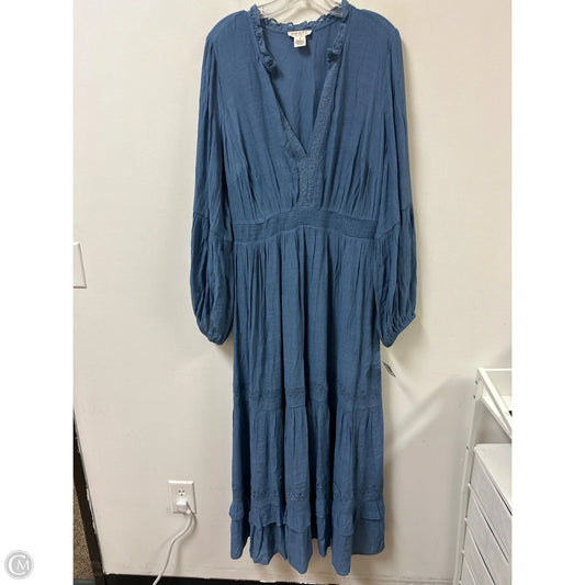 Dress Casual Maxi By Torrid In Blue, Size: 1x
