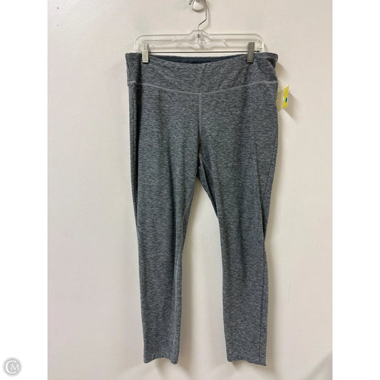 Athletic Leggings By New Balance In Grey, Size: Xl